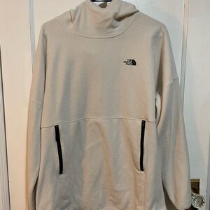 The North Face Women’s Summit Futurefleece pullover hoodie, Size Large, Cream